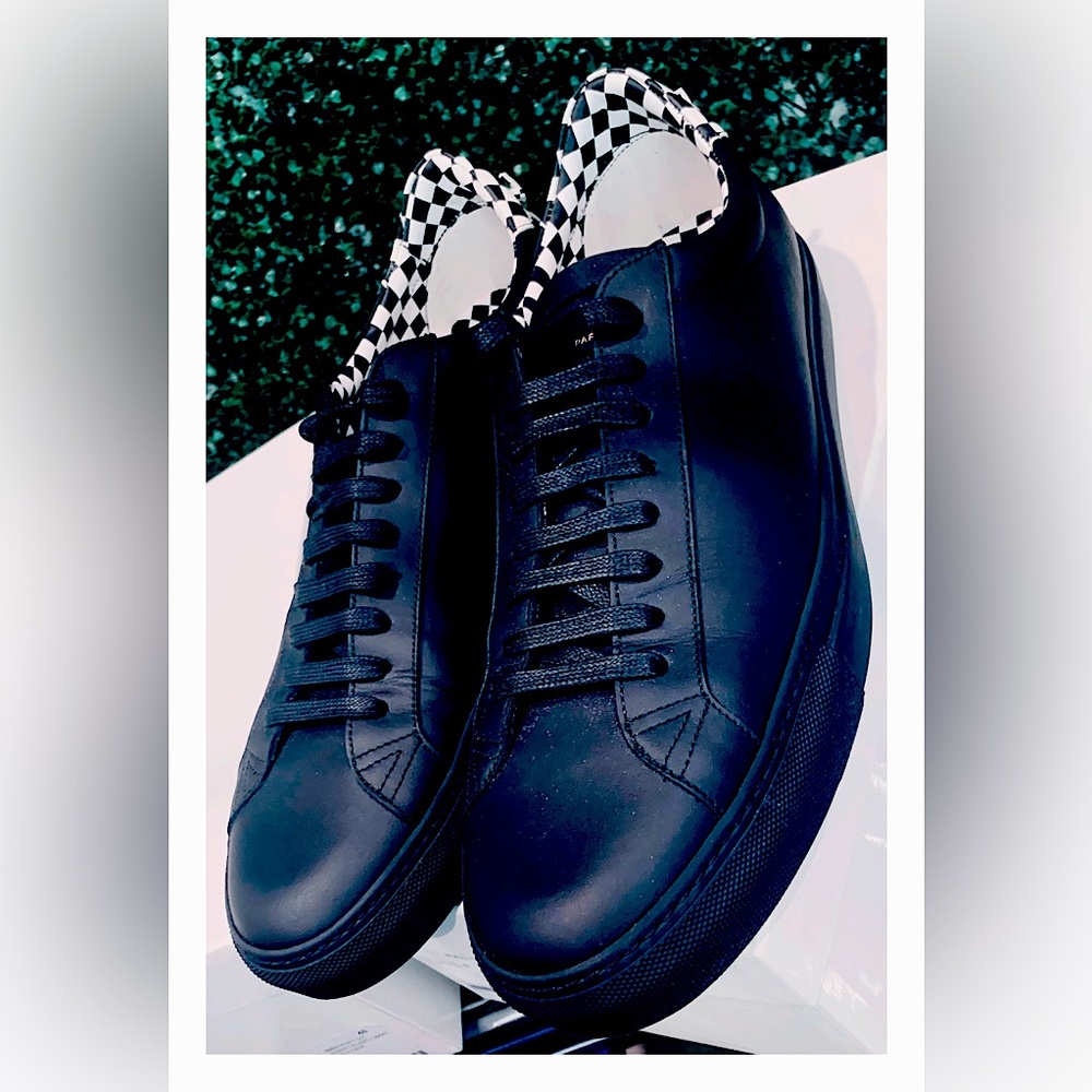 GIVENCHY URBAN STREET KNOT LOW-TOP SNEAKERS II BLK/BLK EU46 US13